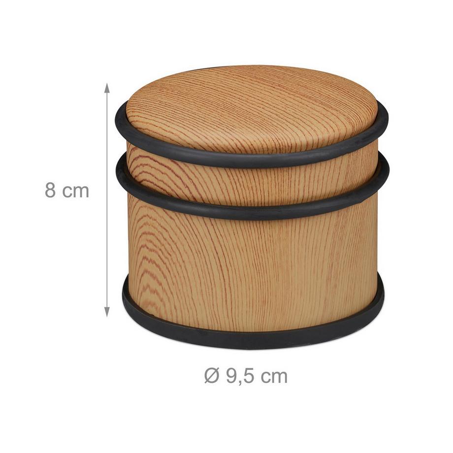 B2X  Türstopper aus Holz - 2er-Set 