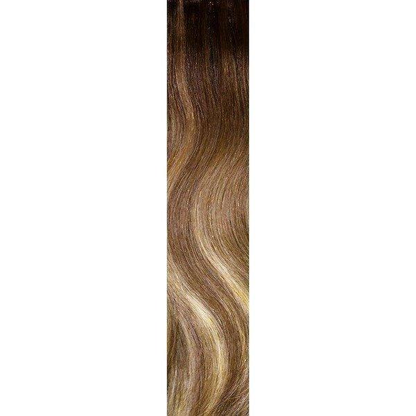 Image of BALMAIN DoubleHair Silk 55cm 8CG.6CG Ombré Copper Gold Blonde Ombré, 1 Stk. - ONE SIZE
