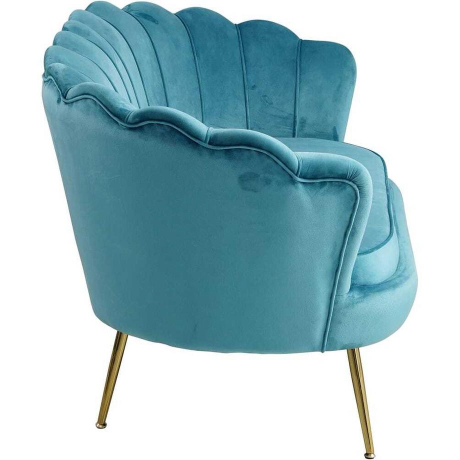 mutoni Muschelsofa Samt, 2-sitzer  