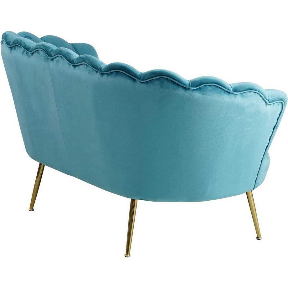 mutoni Muschelsofa Samt, 2-sitzer  