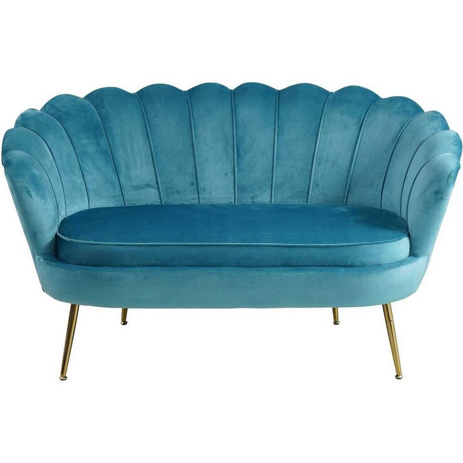 mutoni Muschelsofa Samt, 2-sitzer  