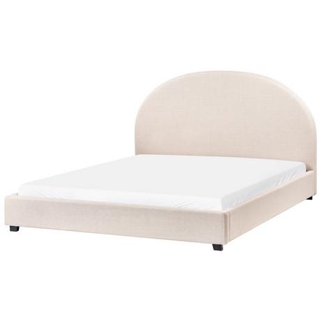 Beliani Letto en Tessuto Retrò VAUCLUSE  