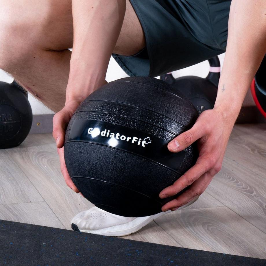 GladiatorFit  Balle lestée fitness "Slam Ball" en caoutchouc GladiatorFit 