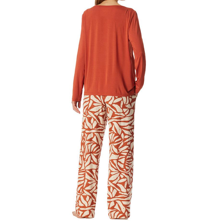 Schiesser Selected Premium Pyjama avec T-shirt et pantalon long  