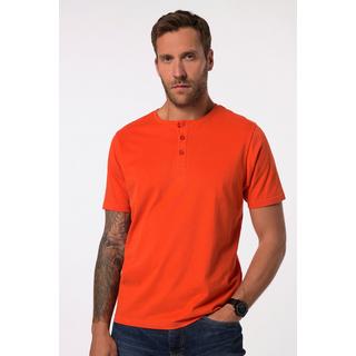 JP1880  T-shirt Henley, collection Basic. Manches courtes et patte de boutonnage 