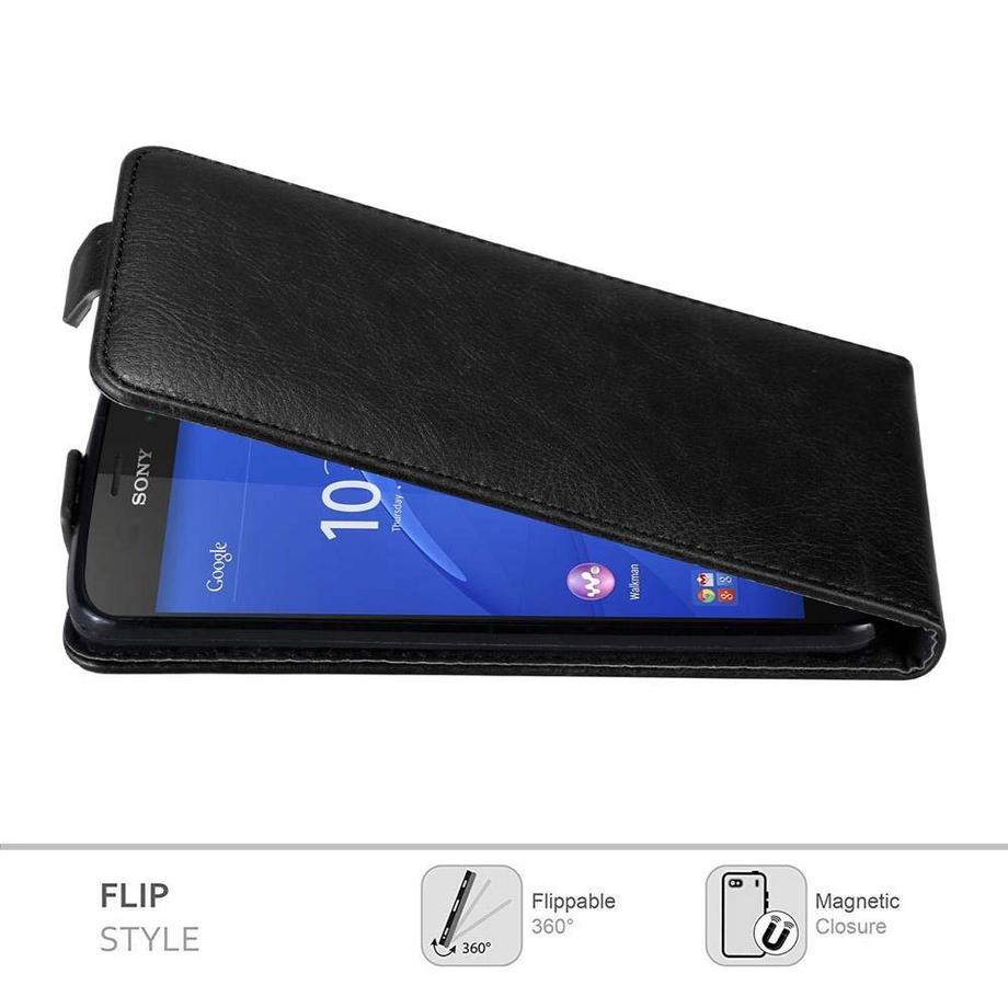 Cadorabo  Housse compatible avec Sony Xperia Z3 COMPACT - Coque de protection au design flip avec fermeture magnétique 
