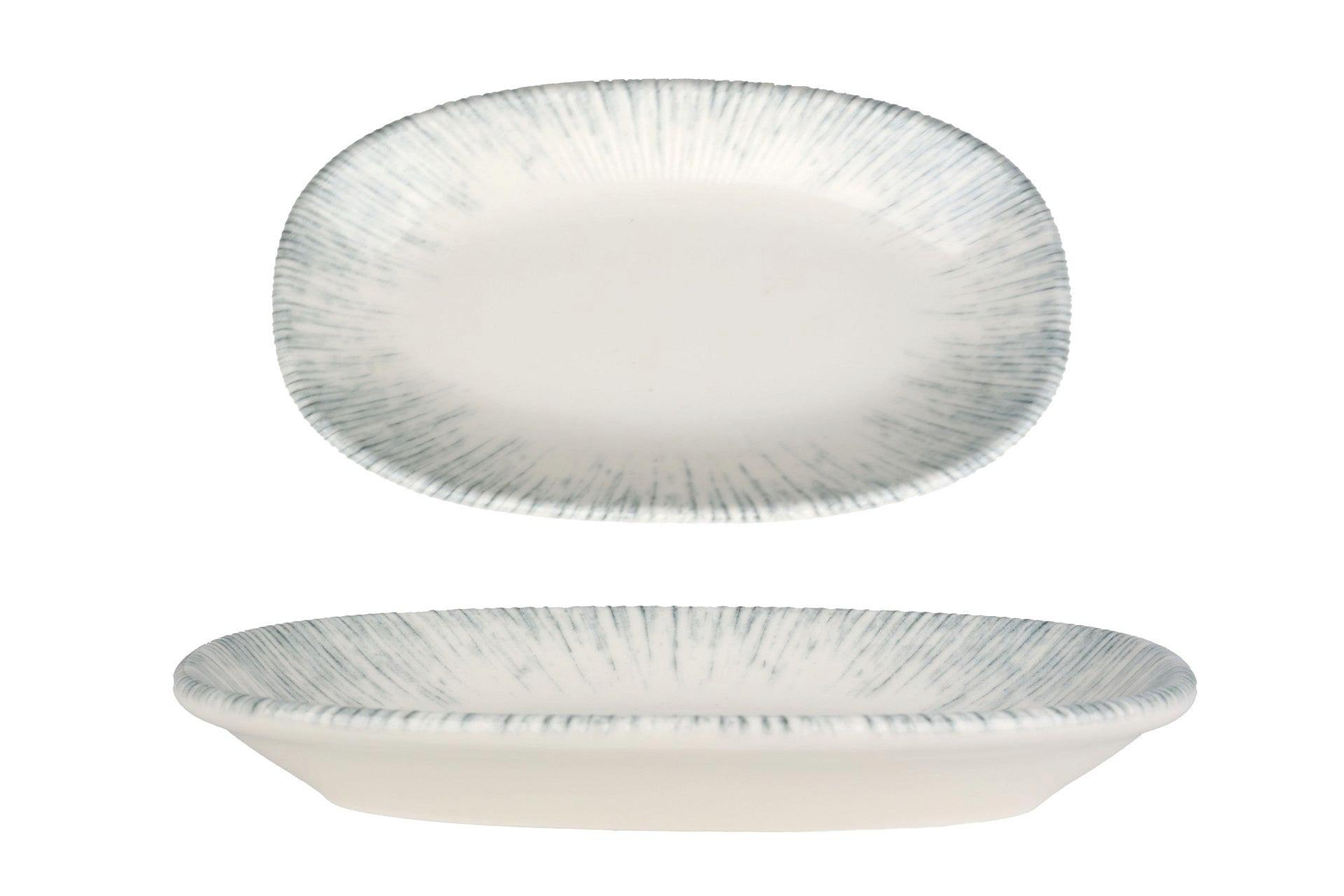 Bonna Assiette de service - Iris -  Porcelaine - lot de 2  