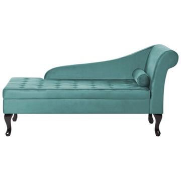 Chaiselongue aus Samtstoff Retro PESSAC