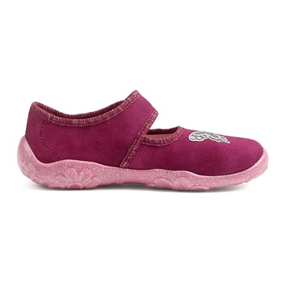 Superfit Papillon Mädchen Klettverschluss Hausschuhe  