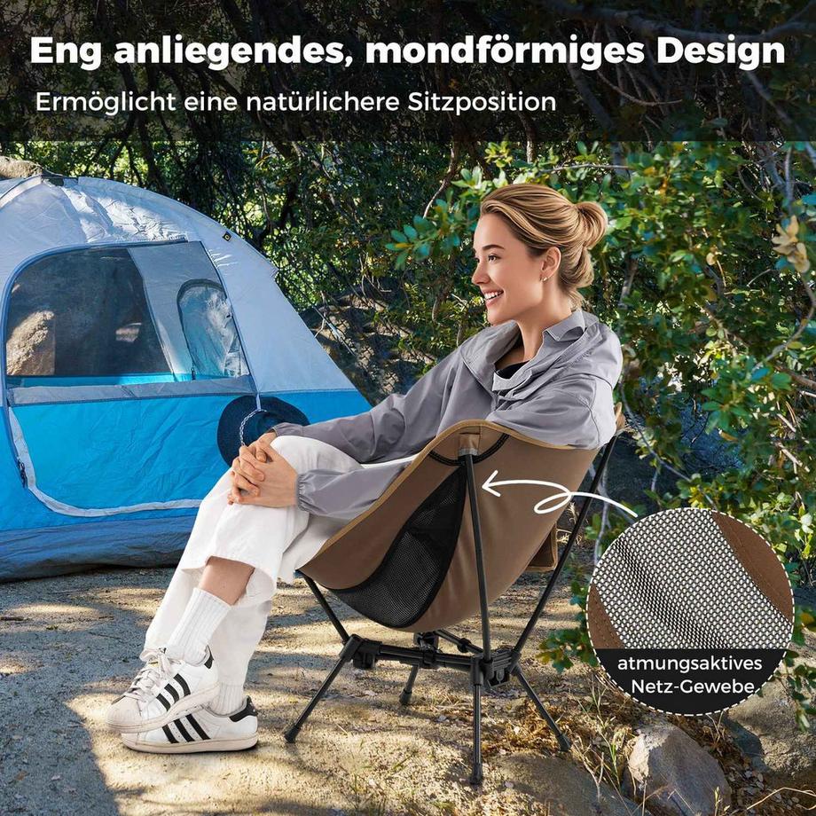 Northix  Chaise de camping pliante, capacité de charge de 150 kg 