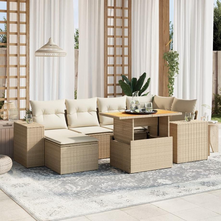 VidaXL set divano da giardino  