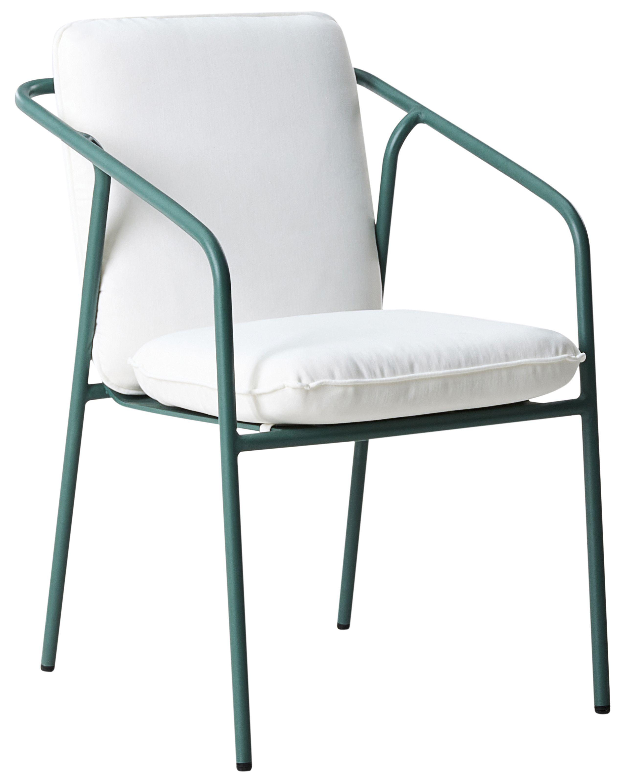 Beliani Set mit 8 Stühlen und Sitzkissen aus Aluminium Minimalistisch ASCIANO  