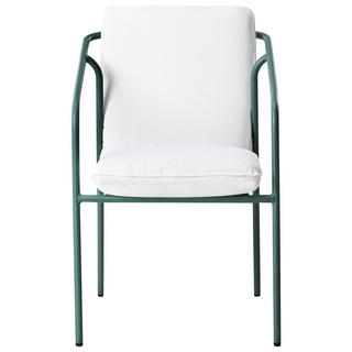 Beliani Set mit 8 Stühlen und Sitzkissen aus Aluminium Minimalistisch ASCIANO  