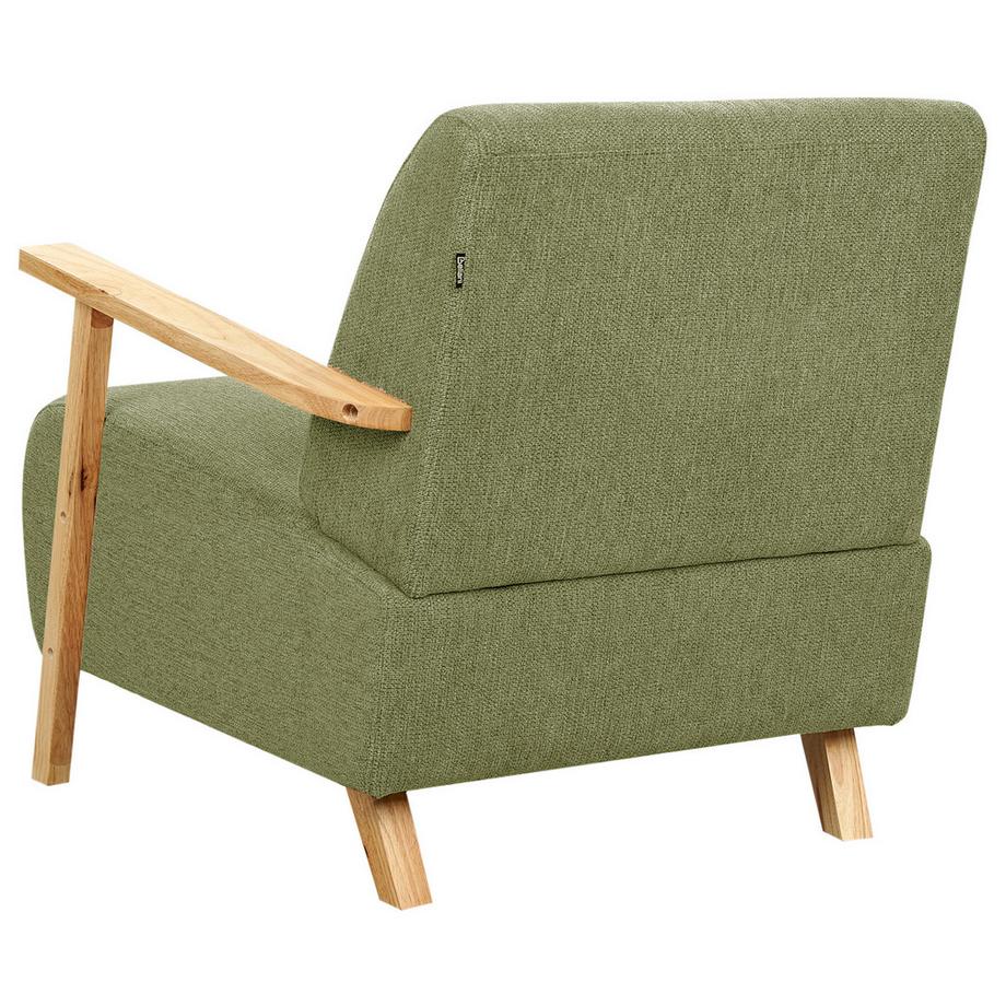 Beliani Fauteuil en Tissu Rétro LESJA  