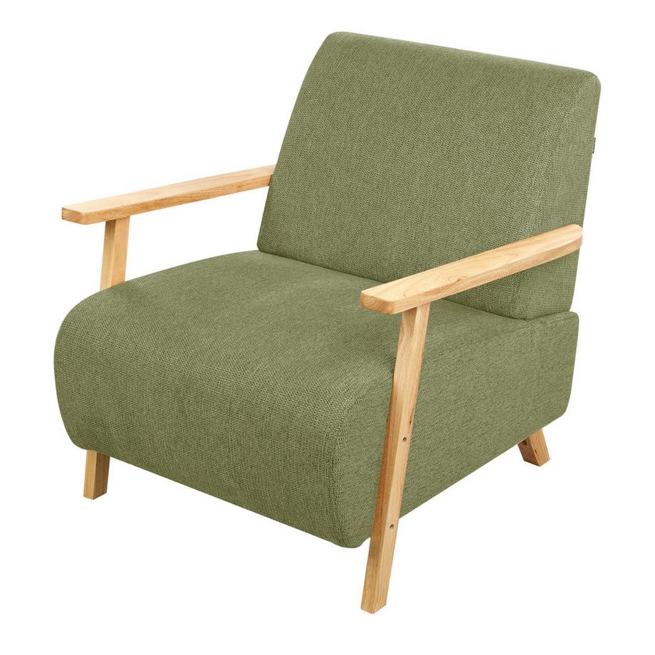 Beliani Fauteuil en Tissu Rétro LESJA  