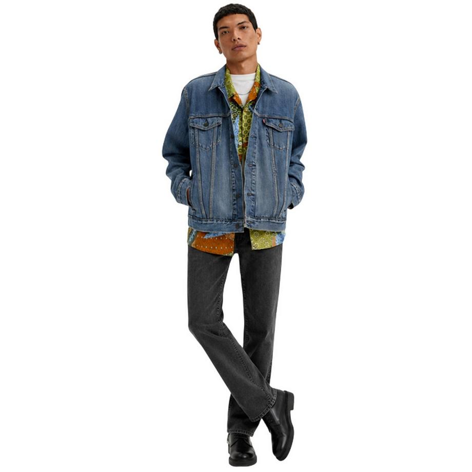 Levis Giacca Da Camionista Denim Cotone Manica Lunga  