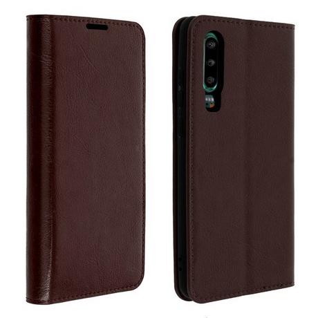 Avizar  Cover Echtleder Huawei P30 Braun 