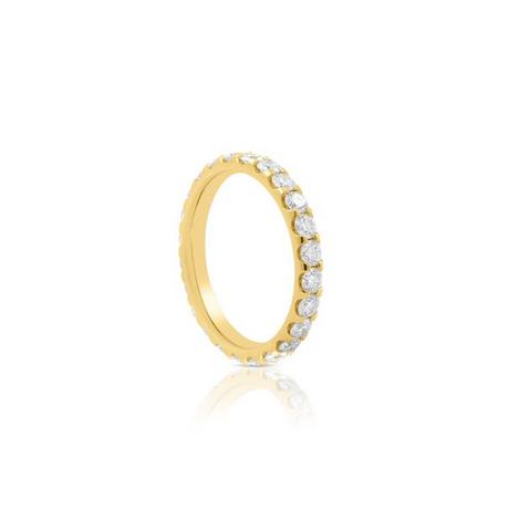 MUAU Schmuck  Bague Mémoire Diamant 1.50ct. or jaune 750 