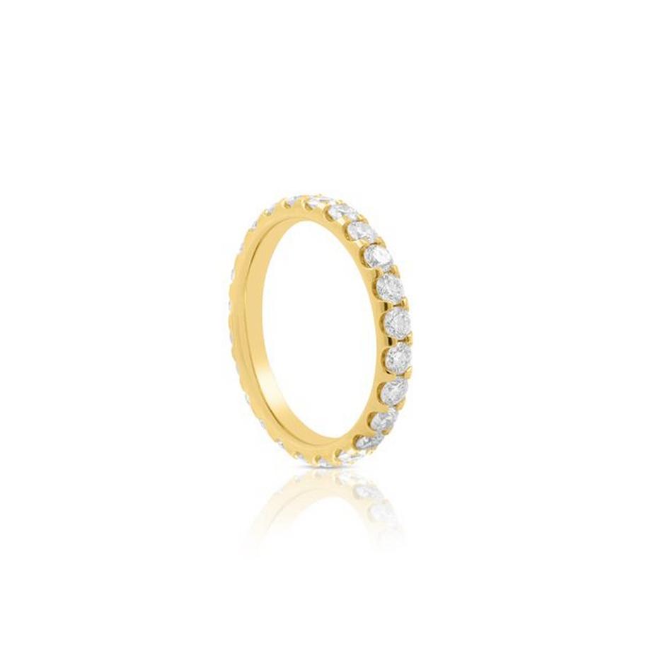 Bague Mémoire Diamant 1.50ct. or jaune 750