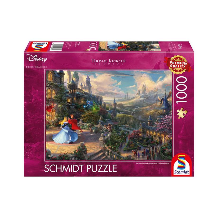 Schmidt  Puzzle Sleeping Beauty Dancing in The Enchanted Light (1000Teile) 