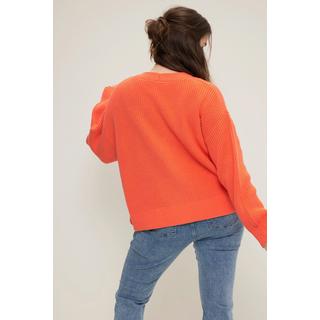 Studio Untold  Cardigan oversized en tricot texturé, encolure en V et manches longues 