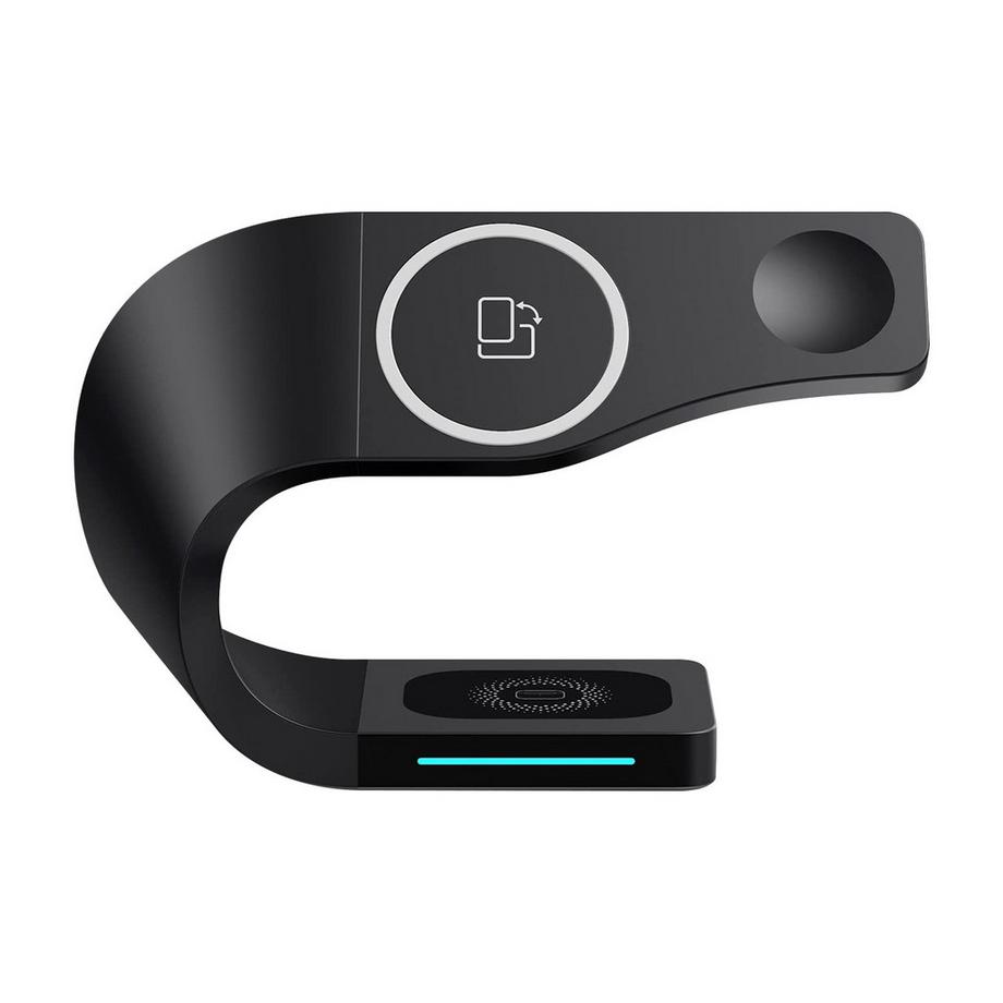 Avizar  Chargeur sans fil MagSafe 3 en 1, Noire 