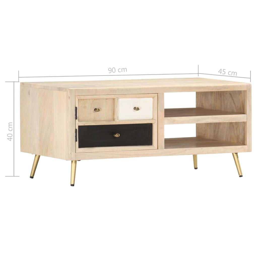 VidaXL Table basse bois  