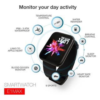 lenovo  SMARTWATCH 1,69 TOUCH ANDROID/IOS LENOVO IP68 2.5D COLOR SATURIMETRO 