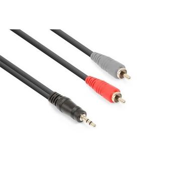 Vonyx CX334-3 cavo audio 3 m 3.5mm 2 x RCA Nero