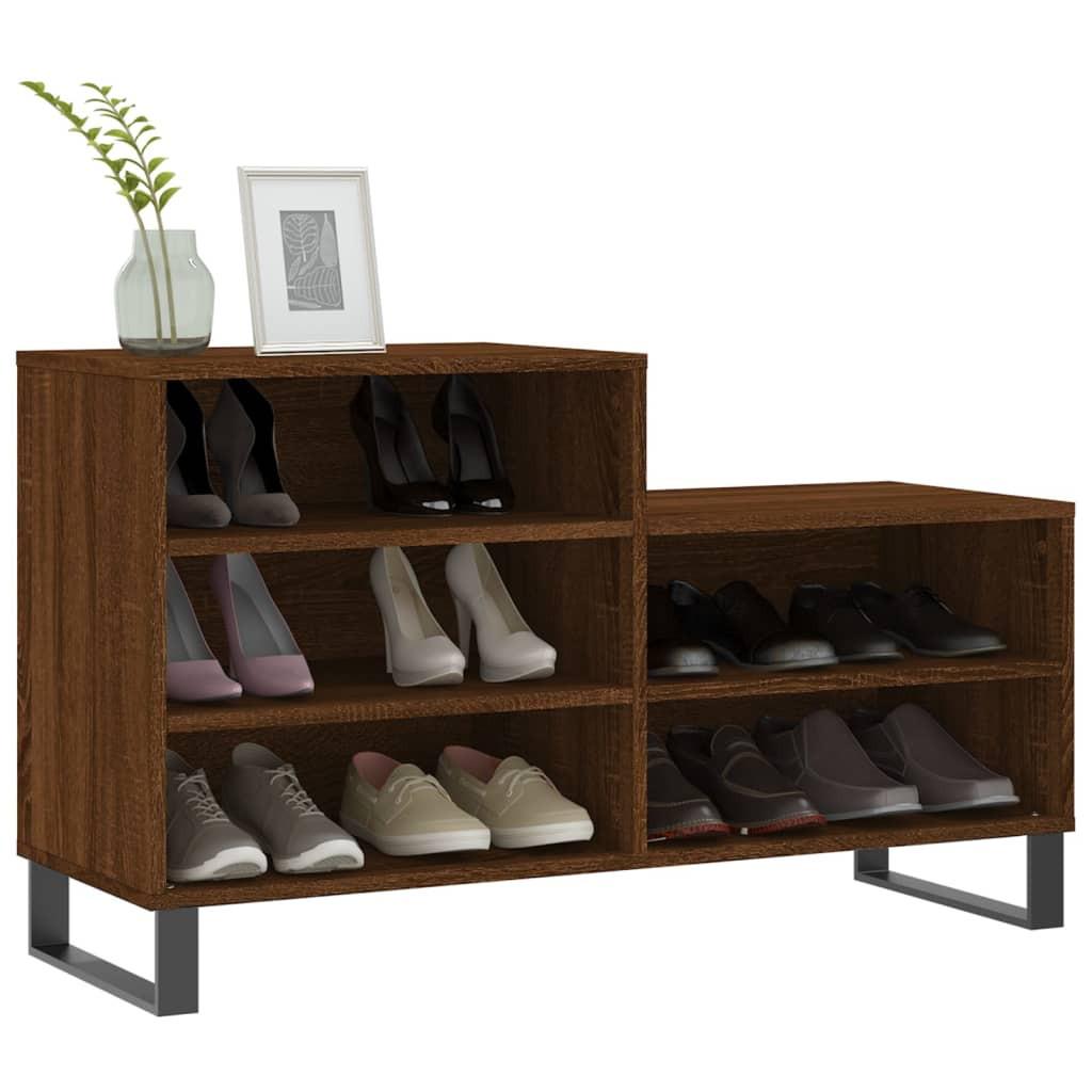 VidaXL Armoire à chaussures bois d'ingénierie  