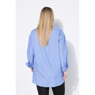 Studio Untold Chemisier oversize rayé avec poche brodée  