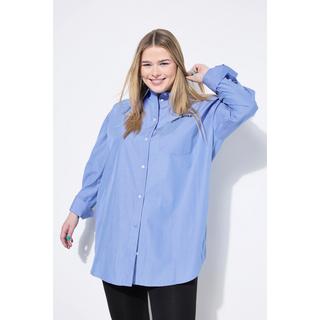 Studio Untold Chemisier oversize rayé avec poche brodée  