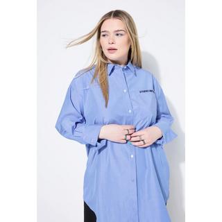 Studio Untold Chemisier oversize rayé avec poche brodée  