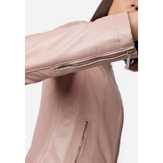 RICANO  Veste en cuir s Abigale, style classique en cuir d'agneau ultra doux 