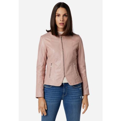 RICANO  Veste en cuir s Abigale, style classique en cuir d'agneau ultra doux 