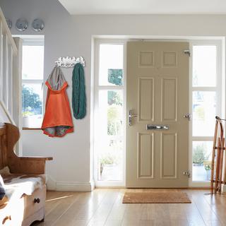 B2X Weißer Kleiderbügel im Vogeldesign  