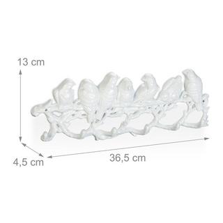 B2X Weißer Kleiderbügel im Vogeldesign  