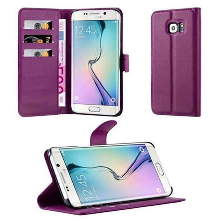 Cadorabo  Hülle für Samsung Galaxy S6 EDGE Standfunktion, Kartenfach 