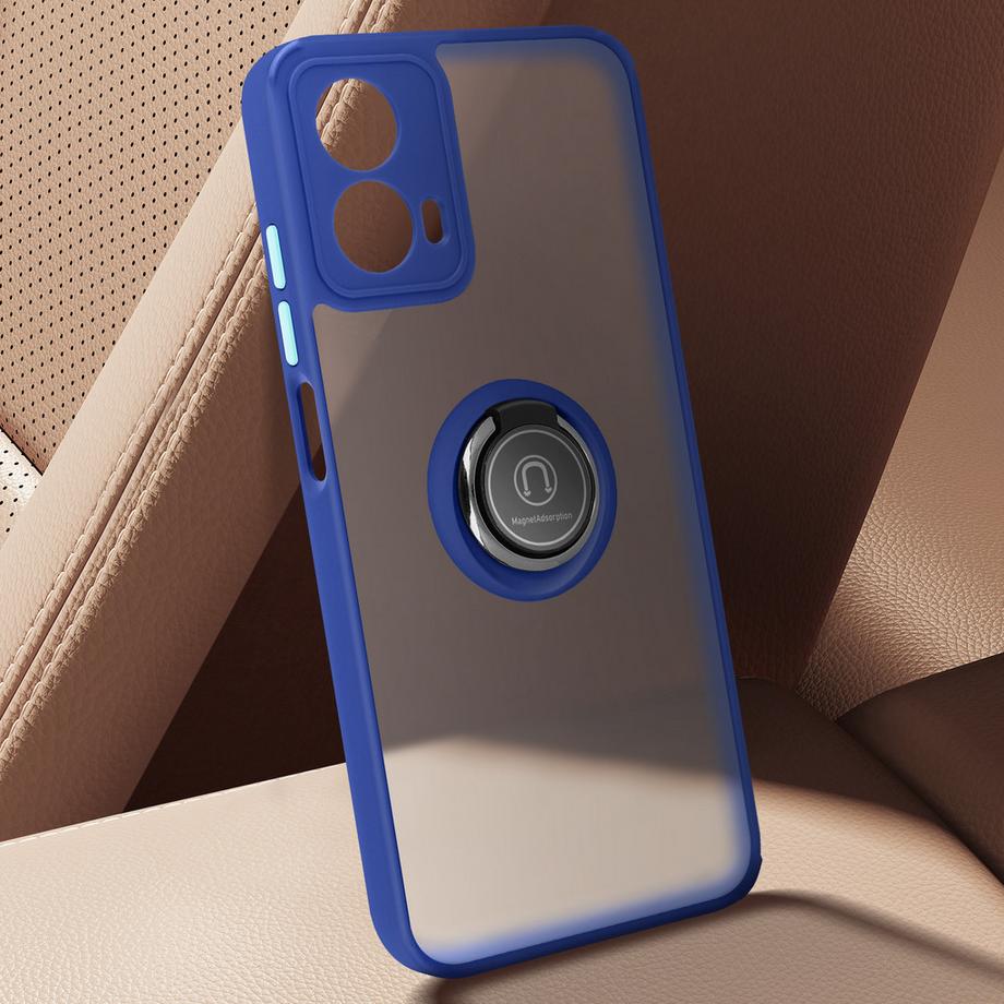 Avizar  Coque Motorola Moto G24 Anneau Bleu 