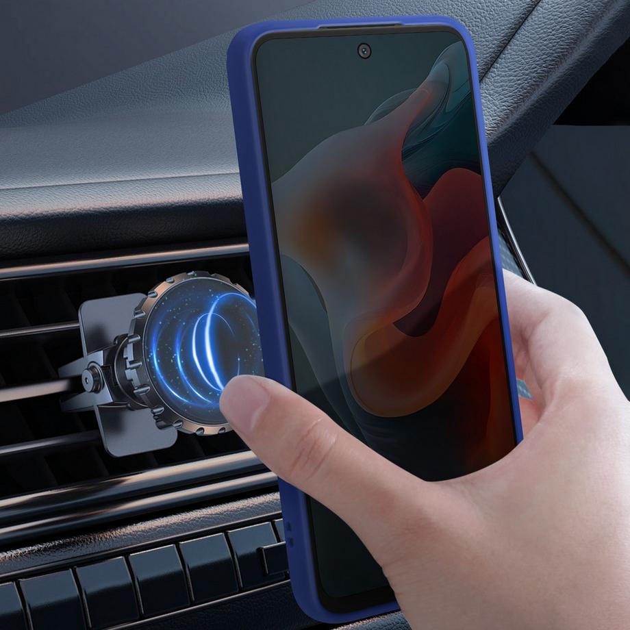 Avizar  Coque Motorola Moto G24 Anneau Bleu 