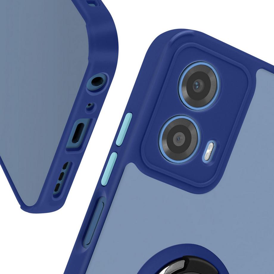 Avizar  Coque Motorola Moto G24 Anneau Bleu 