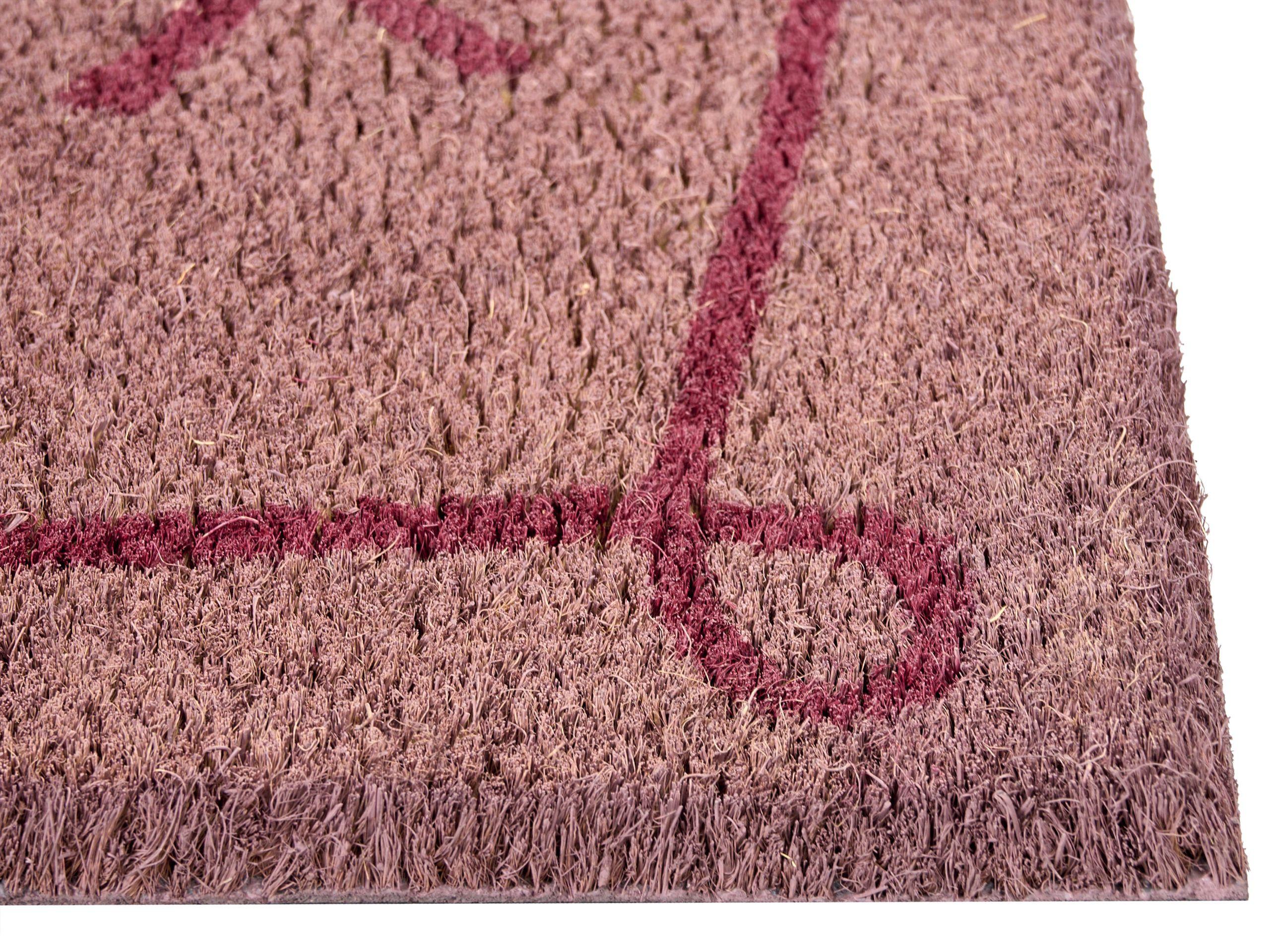 Beliani Tappetino da Ingresso en Fibra di Cocco Moderno BABABU  