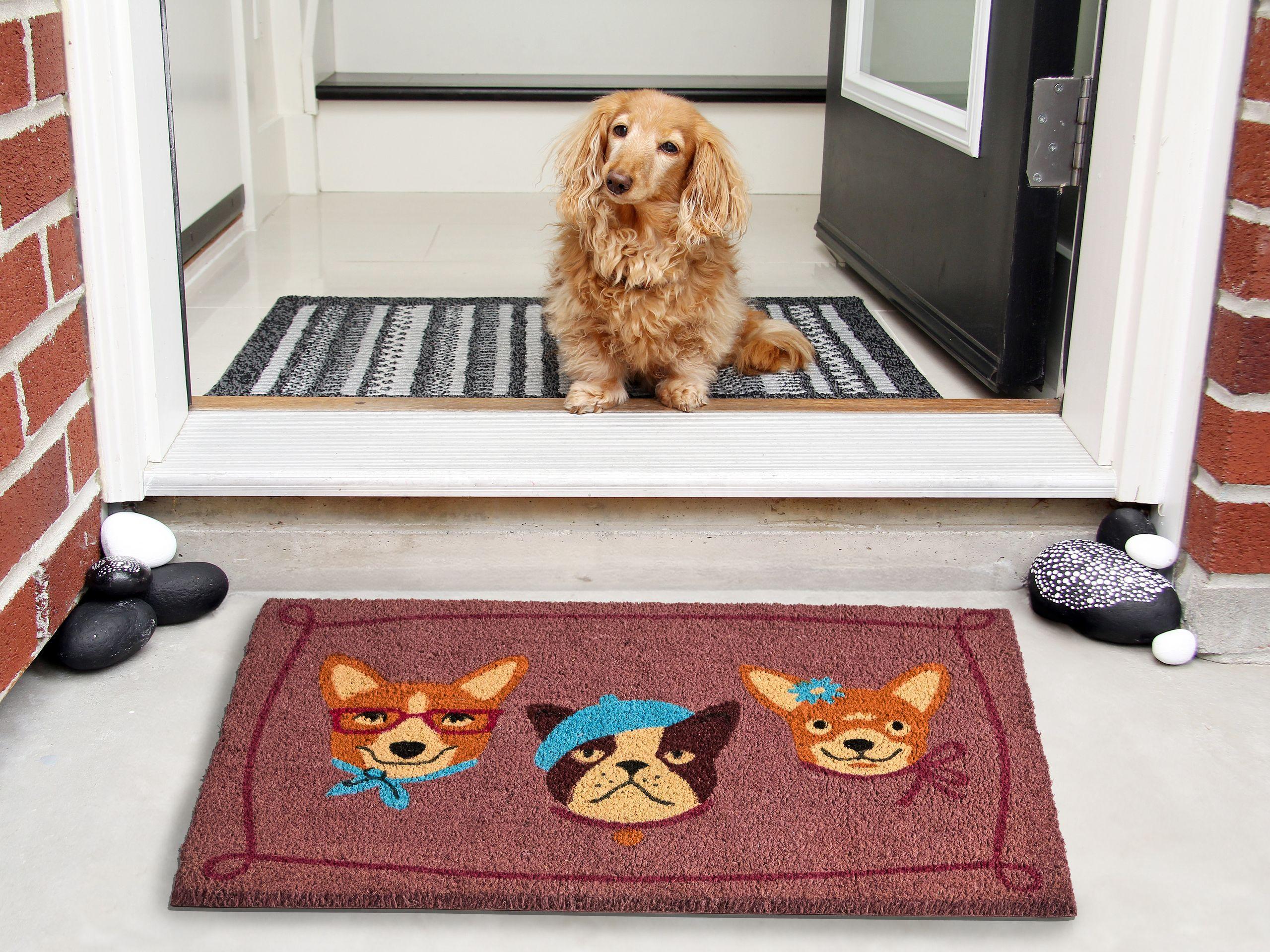 Beliani Tappetino da Ingresso en Fibra di Cocco Moderno BABABU  