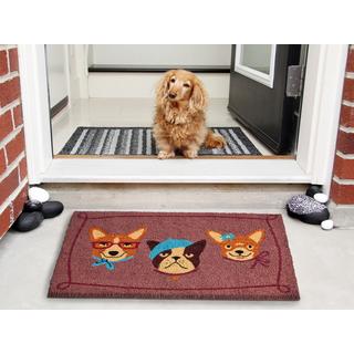 Beliani Tappetino da Ingresso en Fibra di Cocco Moderno BABABU  