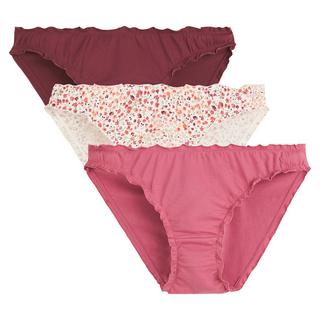 La Redoute Collections  3er-Pack Slips mit Raffungen 