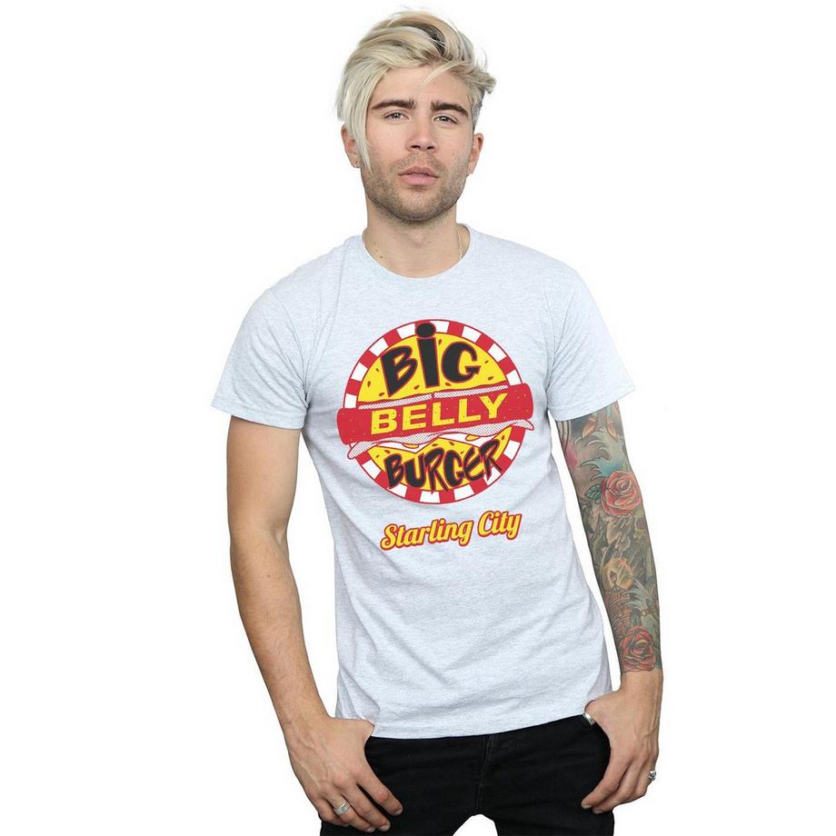 DC COMICS Big Belly Burger Starling City T-Shirt Imprimé  