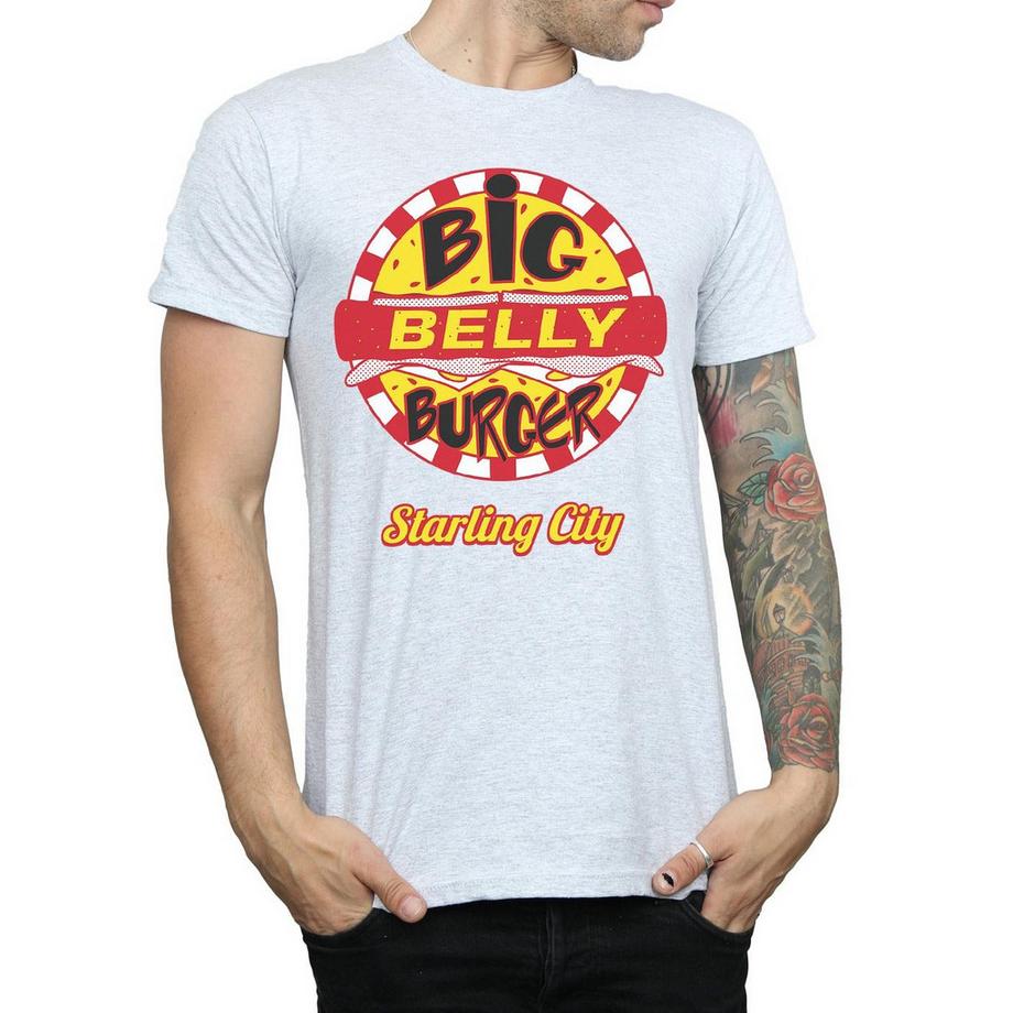 DC COMICS Big Belly Burger Starling City T-Shirt Imprimé  