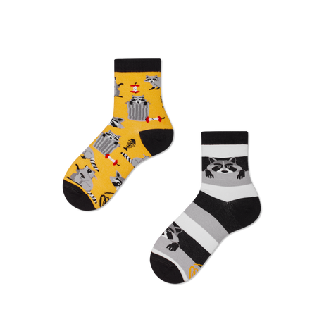 Many Mornings  Raccoon Bandit  Chaussettes - Many Mornings 