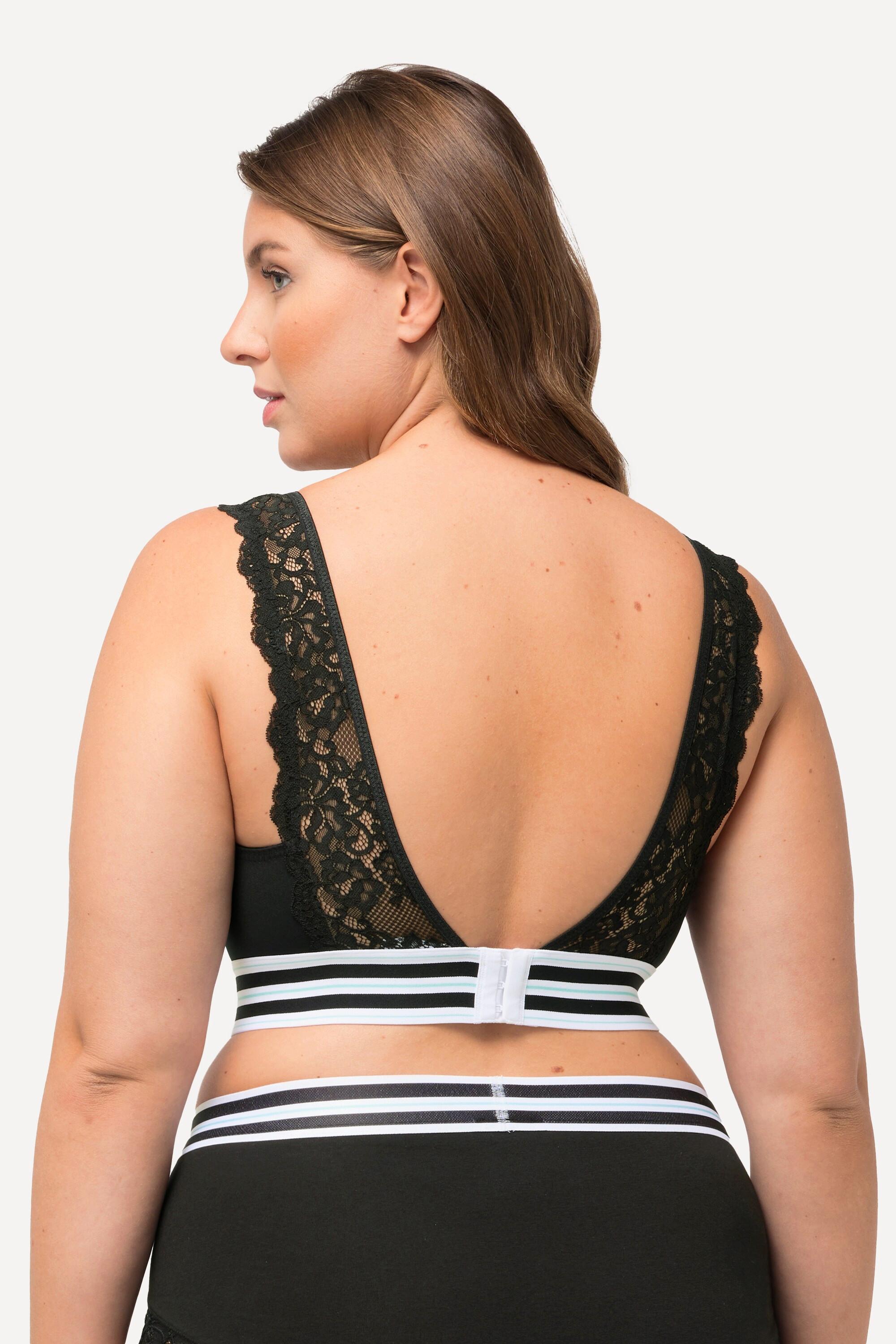 Ulla Popken Minimiseur Bralette Dentelle Sans Armature  