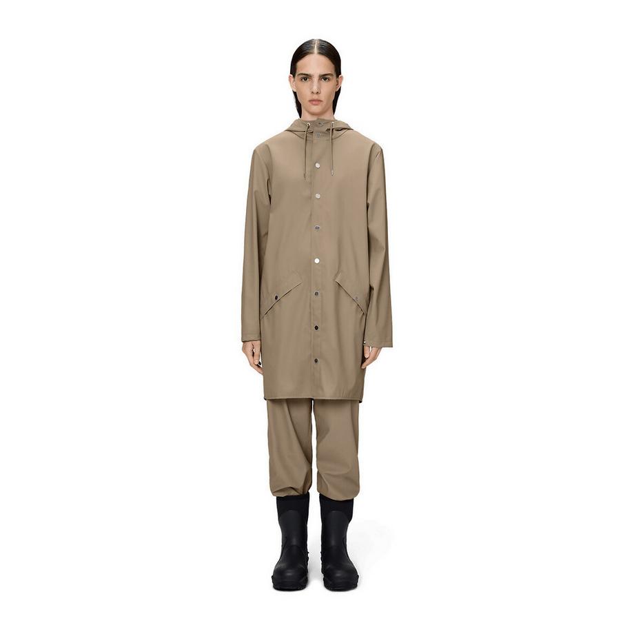RAINS Langer Regenmantel Oversized Fit  